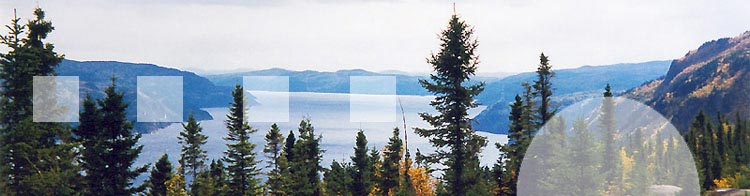 Vue sur le Saguenay