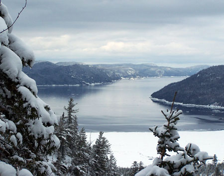 L'Anse-St-Jean en hiver